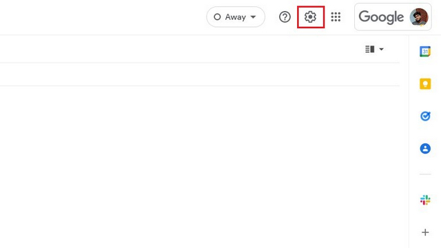 Gmail సెట్టింగ్లను తెరవండి